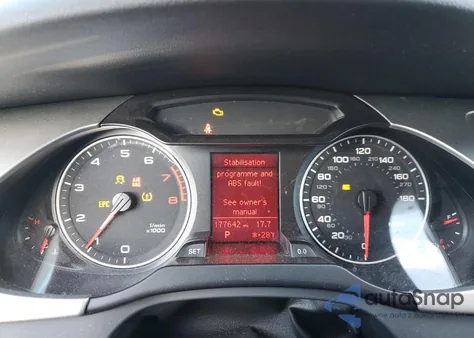 2012 Audi A4 Premium Plus from USA, damaged, VIN WAUEFAFLXCN018974